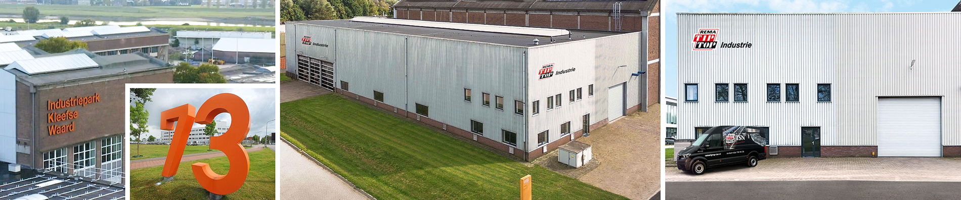 Huisnummer industriepark IPKW en de huisvestiging REMA TIP TOP TSN Arnhem